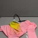 Hurley Girls Long Sleeve Rash Guard 2-Piece Swimsuit (10, Pink Flamingo)