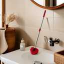 4 x Scrub Brush Head for O Cedar, 1 PC Cedar Spin Mop Scrubber Replace Head 2-Tank, Ocedar Scrubbing Brush Mop, O'cedar Replacement Attachment for Bathroom and Kitchen