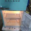 Galanz GLR31TGNER Dual Door Fridge, Adjustable Mechanical Thermostat with Freezer, 3.1 Cu FT, Green