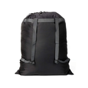Laundry Bag Backpack, 27” x 34”Sturdy Laundry Bag with Shoulder Straps Drawstring Closure Heavy Duty Foldable Laundry Backpack for College, Travel, Laundromat, Apartment (black)