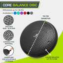 ProsourceFit Core Balance Disc Trainer, 14 Diameter with Pump for Improving Posture, Fitness, Stability
