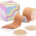 Boob Tape boobytape for breast lift - Trans & Invisible Skin Tape, Backless Bra,S, 2 Nipple Covers Lingerie, Outfits Shape Tape, Sticky Bra Push Up Bob breast enhancement