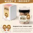Positive Jesus Blessing Jar 60 Daily Scripture & Encouragement Cards, Faith-Based Gift for Girls, Teens, Kids & Women, Christian Inspirational Gift for Birthdays