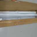 4 Pack White Spring Curtain Rods for Windows 23 to 46 Inch, Adjustable Pressure Tension Curtain Rods No Drilling, Small Tension Rod for Doorway Closet Door Kitchen Curtain