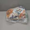 Bohemian Geometric Floral Bedroom Rug 4x6, Machine Washable Area Rug, Low Pile Soft Carpet, Non-Slip for Entry, Living Room, Kids, Girl/Boys Room | Beige