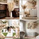55inch 10pcs Dried Pampas Grass Decor Tall-Tall Pampas Grass for Floor Vase,Brown Large Pompas Grass Floral-Long Fluffy Pompas Grass for Living Room,Corner,Farmhouse,Wedding and Boho Home Decor