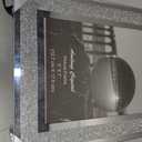 Amlong Crystal Sparkle Mirror Glass Picture Frames 5x7