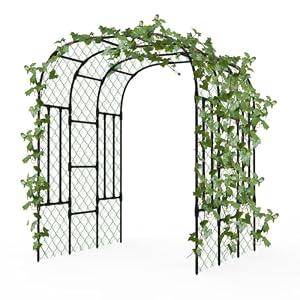 Trellis for Climbing Plants Outdoor - Size of the Grape Vine Trellis: 71 * 69 * 79 inch - Cucumber Trellis for Raised Bed, Garden Trellis for Climbing Plants, Cucumber, Vegetable, Tomato