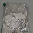 jinchan Linen Blend Gray Floral Valance Double Layer Light Filtering Valance 18 Inch Cottagecore Farmhouse Window Treatment Decor for Kitchen Bedroom Living Room Rod Pocket 1 Panel Grey on Beige