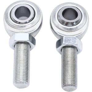 2 PCS/SET SHLPDFM Rod Ends Carbon Steel CMR8 1/2-20 RH Thread Pitch,1/2 inch Hole Male Rh Rod End Heim Joints