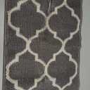 OLANLY Indoor Door Mat, 30x17, Non-Slip Absorbent Resist Dirt Entrance Mat, Washable Low-Profile Inside Floor Doormats for Entryway, Black