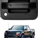Gledewen Front Right Door Handle, Compatible with 2004-2014 Ford F-150 Lobo, 2006-2008 Lincoln Mark LT, Exterior Front Passenger with Key Hole, Replace# FO1311131, 5L3Z1522404BAA, Outside Door Handle