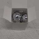 8 Pcs Self Adhesive Door Stoppers, Stainless Steel Floor Door Stop Wall Protector, Half Dome Floor Gate Stopper for Living Room, Bedroom, Bathroom, Office (Bright Light)