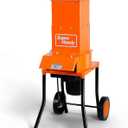 SuperHandy Leaf Mulcher Shredder Electric Waste Management Heavy Duty 120V AC 11" Inch Cutting Blade 0.5" Inch Cutting Capacity for Leaves, Grass, & Clippings