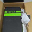 Edifier Retro Wood Bluetooth Speaker,Wireless Portable Speakers with 20W Stereo Sound,Vintage Decor Speaker with AUX,USB Soundcard,Micro SD Black