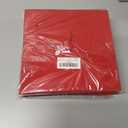 3 x Unisex Matte Preschool and Kindergarten Graduation Cap with Year Charm Tassel (Red)