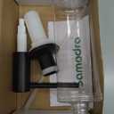 Samodra Sink Soap Dispenser, Metal Pump Head Liquid Lotion Countertop Kitchen Bathroom Soap Dispenser with 17 OZ PET Bottle (Black Matte)