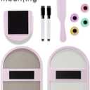 10 pcs - Locker Accessories, Locker Decorations Including Mirrors, whiteboards, Magnets and organizing Supplies. Ideal for Back-to-School Essentials and The Office (10 Pcs - Purple)