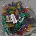 Brightever C3 Battery Operated Christmas Lights Outdoor, 20FT 50LED Battery Christmas Lights with Timer & 8 Lighting Modes, Waterproof Strawberry Light for Xmas Tree Wreath, Multicolored, 1-Pack