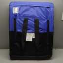 Wide Reclining Stadium Seat Cushion with Back Support, Armrests, 6 Adjustable Positions and Carry Straps - Portable Stadium Seats and Bleacher Chairs with Back and Cushion by Home-Complete (Blue)