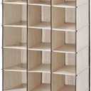 Whitmor 30 Section Hanging Shoe Shelves, Tan