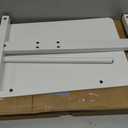 Adjustable Bedside Table with Wheels, Rolling Desk for Laptop and Eating