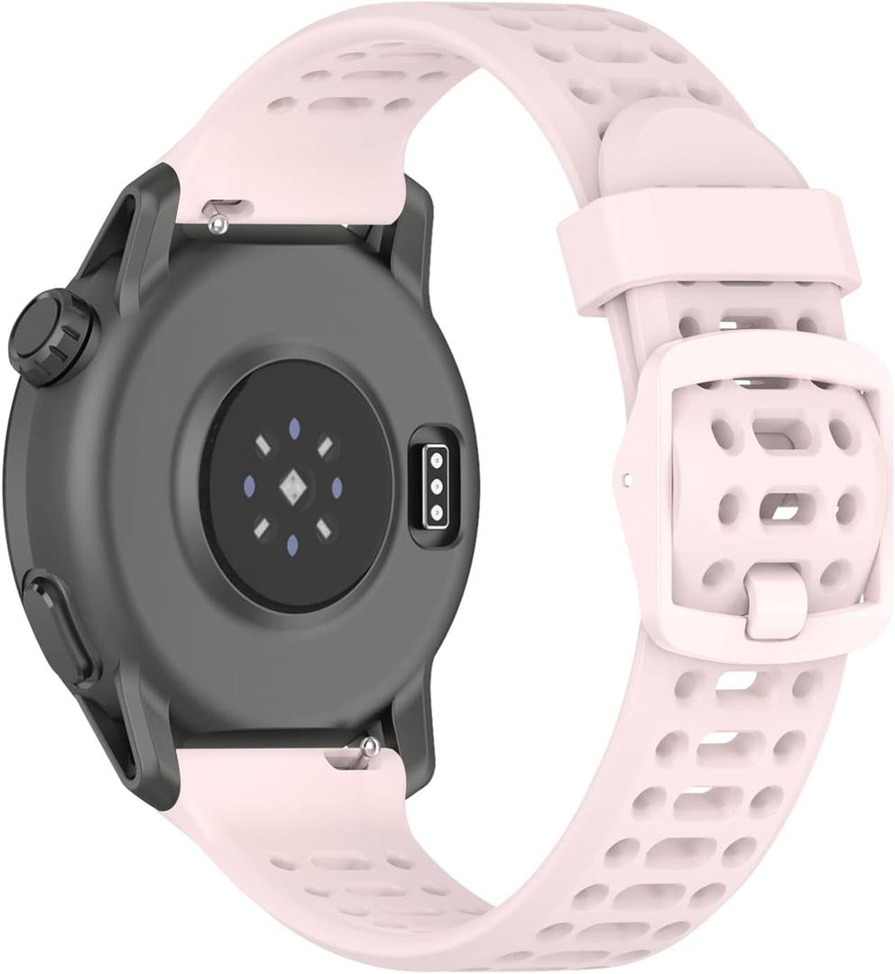 Watch Band for Coros PACE 2/APEX 2/APEX 42mm, 20mm Quick Release Silicone Replacement Band