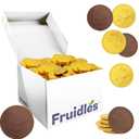 Fruidles St. Patrick's Day Chocolate Coins Leprechaun Lucky Gold Coins, Belgian Milk Chocolate Coins Nut-Free (1000-Pack) (EXP 06/08/27)
