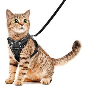 Halypet Cat Harness and Leash Set H500 Pro Escape Proof Cat Harness for Walking, Adjustable Breathable Soft Travel Cat Leash, Reflective Strips Kitten Harness
