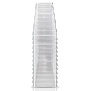 Clear Cups, 2x2 inch Bottom, 3 inch Height, 2.5 Width 