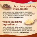 Snack Pack Chocolate and Vanilla Pudding Cups Family Pack, Lunchbox Snack, 12 Count (Pack of 1) (EXP 07/08/25)