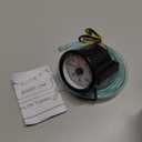 ESUPPORT Car Motor Vehicle Black Face 2" 52mm Pointer Vacuum Gauge Meter LED Light