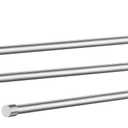 KES Bathroom Towel Bar 13.8 Inch Swing Arm Wall Mount Swing Out 3-Arm Towel Holder SUS304 Stainless Steel Brushed Finish, A2102S3-2