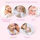 Nuanchu 8 Pcs Nipple Shields for Nursing Newborn Breastfeeding 20 mm 15 mm Nipple Shield Bulk Silicone Protector with Clear Carrying Case for Protecting Sore, Flat or Inverted