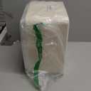 Qi Boo Compostable 5 Compartment Plates Disposable, 10.25 x 8.25 inch, 125 Pack Divided Paper Plates Heavy Duty, Biodegradable Eco-Friendly Bagasse Sectional School Lunch Trays, White 10 inch