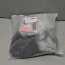 Cephermer Baseball Hat Wig,Hat with Hair attached 24'' Adjustable Black Cap with Long Wavy Synthetic Hair Extensions for Women Girls(Silver Gray)