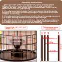 Upgraded Squirrel Proof Bird Feeders, 3Lbs Capacity Caged Bird Feeder, Innovative DIY Starling-Proof, Flexible Adjustment of Grille Size, Caged Seed Tube Feeders Outside Hanging(Copper)