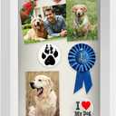 Americanflat 12x16 Shadow Box Frame with Polished Plexiglass - Silhouette Collection - Large Shadow Box Display Case for Tabletop and Wall Display - White with Soft Felt Back