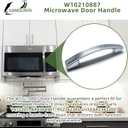 W10210887 Microwave Door Handle Compatible with Whirlpool W10210887 Door Handle Replaces PS2342205 1472205 AP4364907 EAP2342205