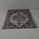 Runner Rugs for Hallway 2x5 Machine Washable Runners, Boho Vintage Retro Floral Medallion Runners for Kitchen Entryway Bathroom, Low Pile Lightweight Thin Non Slip Runner Rug, Dark Grey