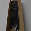 Black Shower Curtain Rod 40-73 inch Black Shower Rod Tension Curtain Rod No Drilling Shower Curtain Rods Spring Tension Shower Rods for Bathroom (45-77")