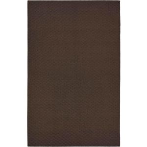 Garland Rug Town Square Brown Mocha 5' x 8' Non Slip Area Rug for Living Rooms & Hallways, Stylish & Durable for High-Traffic Areas