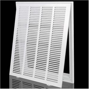 Return Air Filter Grille 16x20,Air Return Vent Cover for 16"W x 20"H Duct Opening,Steel HVAC Vent Covers for Wall and Ceiling,Holds 1" Thick AC Filter