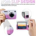 Easy Hood Camera Case for Kodak PIXPRO FZ55, Soft Silicone Cover Anti-Scratch Slim Fit FZ55 DSLR Camera Sleeve Body Skin Travel Protective Case, White Pink