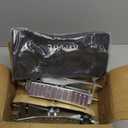 RVMATE RV Wheel Chock Stabilizer with Rotatable Sides for RV Travel Trailer Tires, for Locking Tandem Wheels When Parked on Uneven Surfaces, Silver 2 Pack