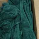 Madison Park 800GSM Bathroom Towel Set of 8 100% Cotton Bath Towel Set for Bathroom Luxurious Highly Absorbent 2 Bath Towels 2 Hand Towels 4 Washcloths Quick Dry Spa Quality Dark Green