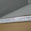 LazBlinds No Drill Vinyl Mini Blinds, 33" W x 64" H, White