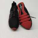 FRSHANIAH Women Athletic Shoes Walking Running Shoes Non-Slip Fashion Sneakers (9.5, Black/Red)