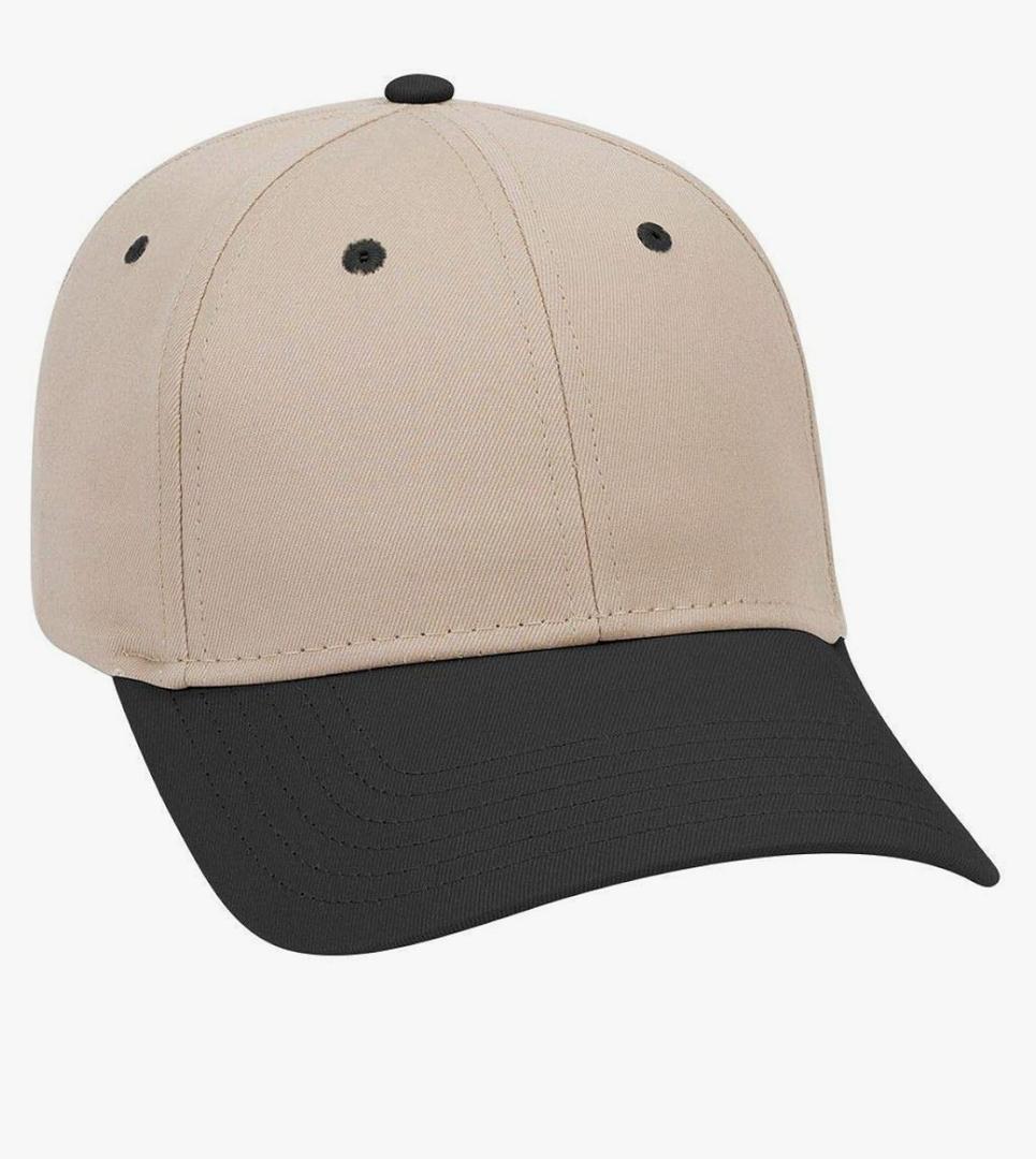 OTTO 6 Panel Low Profile Cotton Twill Cap