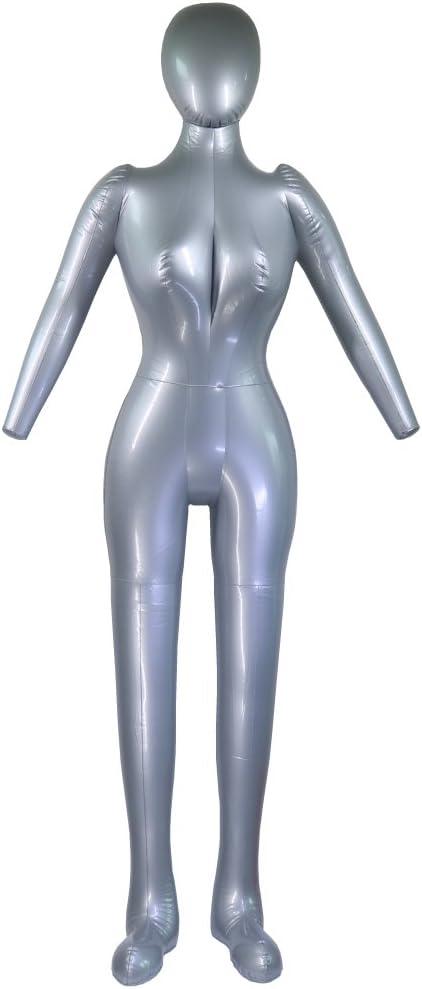 Inflatable Full Body Female Model with Arm Ladies Mannequin Window Display Props